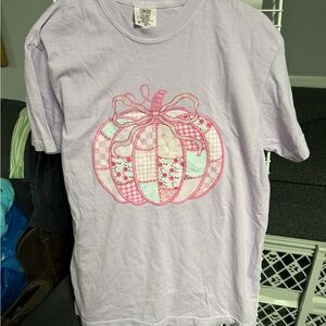 Comfort Colors Light Purple Pumpkin Tee